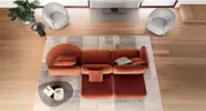 Calligaris Ginza 6 seater double sided sofa // Ginza 6 személyes kétoldalú kanapé