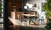 Connubia Duel dining table eco stone top // Duel étkezőasztal kőlap