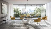 Calligaris Seashell dining table elliptic // Seashell étkezőasztal elliptikus