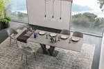 Sedit Silver extendible dining table // Silver bővíthető étkezőasztal