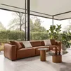 Calligaris Wave 3 seater modular leather sofa motorized // Wave 3 személyes moduláris bőrkanapé motoros