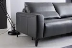 Das Sofa Sullivan 3 seater leather sofa modular // Das Sofa Sullivan 3 személyes bőr kanapé moduláris