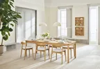 Ronya extendable dining table  oak top // Ronya bővíthető étkezőasztal tölgy lap