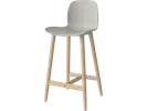 Seed high barstool 66 cm grey white oak legs // Seed high bárszék 66 cm szürke fehérített tölgy