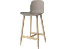 Seed high barstool 66 cm mocca white oak legs // Seed high bárszék 66 cm mokka fehérített tölgy