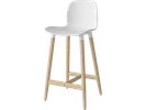 Seed high barstool 66 cm white white oak legs // Seed high bárszék 66 cm fehérített tölgy