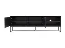 lipp- wide - TV bench - veneer- shadow - black - lipp- széles- TV - elem- furnérozott