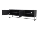 lipp- wide - TV bench - veneer- shadow - black - lipp- széles- TV - elem- furnérozott