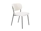 White Label Living Jolien chair white bouclé // White Label Living Jolien szék fehér buklé