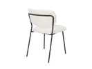 White Label Living Jolien chair white bouclé // White Label Living Jolien szék fehér buklé