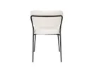 White Label Living Jolien chair white bouclé // White Label Living Jolien szék fehér buklé
