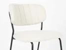White Label Living Jolien chair white bouclé // White Label Living Jolien szék fehér buklé