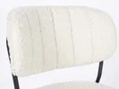 White Label Living Jolien chair white bouclé // White Label Living Jolien szék fehér buklé