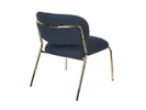 White Label Living Jolien lounge chair dark blue // White Label Living Jolien lounge szék sötétkék