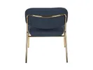 White Label Living Jolien lounge chair dark blue // White Label Living Jolien lounge szék sötétkék