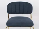White Label Living Jolien lounge chair dark blue // White Label Living Jolien lounge szék sötétkék