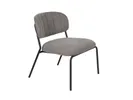 White Label Living Jolien lounge chair grey // White Label Living Jolien lounge szék szürke