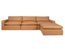 Moonlight 4,5 seater sofa with footstool// Moonlight 4,5 személyes kanapé puffal