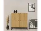 Bali highboard 4d oak// Bali magas komód tölgy 4d
