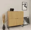 Bali highboard 4d oak// Bali magas komód tölgy 4d