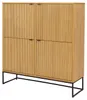 Bali highboard 4d oak// Bali magas komód tölgy 4d