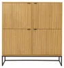 Bali highboard 4d oak// Bali magas komód tölgy 4d