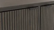 Bali highboard 4d smoked oak// Bali magas komód sötét tölgy 4d