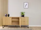 Bali sideboard 2 doors 2 drawers oak// Bali komód 2d 2dr tölgy