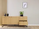 Bali sideboard 2 doors 2 drawers oak// Bali komód 2d 2dr tölgy