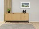 Bali sideboard 2 doors 2 drawers oak// Bali komód 2d 2dr tölgy