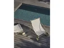 Poul lounge outdoor chair lemon// Poul lounge szék citrom