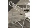 Poul lounge outdoor chair white// Poul lounge szék fehér