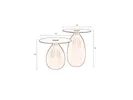 Duchbone Selene side table brown // Selene lerakóasztal barna