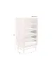Dutchbone Caroun high drawer brown // Caroun magas fiókos szekrény barna