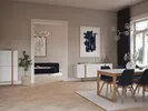 Birka sideboard 2d3dr white// Birka komód 2 d3dr fehér