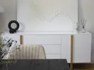 Birka sideboard 2d3dr white// Birka komód 2 d3dr fehér