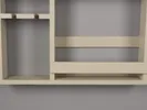 Myron wine shelf beige// Myron boros polc bézs