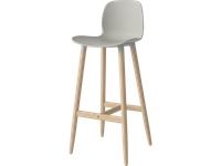 Seed high barstool 76 cm grey white oak legs// Seed bárszék 76 cm szürke fehérített tölgy láb